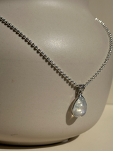【MOMOMOON】高品質 Rainbow Moonstone pendant top【1-B】