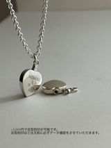 両面刻印可能【お好きな刻印お入れします】 Heart memorial bottle