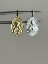 Virgin Mary/Christ double sided design Plate