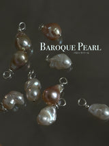 Silver925×天然石|バロックパール ペンダントトップ(Reeplushハンドメイド) 単体