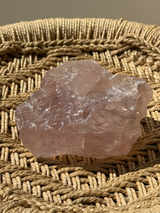 【MOMOMOON】Madagascar Rose quartz candle holder/1.10kg