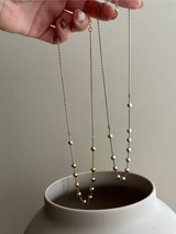 5mm Ball Necklace/38cm+5cm