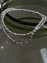 Silver925×天然石|A/バロックパールのチョーカーネックレス 39cm(Reeplushハンドメイド)