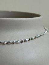 3mm beads chain Necklace 40cm+5cm