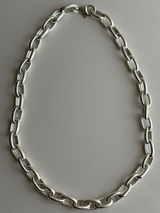 9mm fat oval chain necklace 43cm