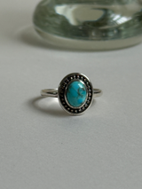 Turquoise Oval Ring/16号