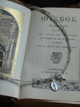 Silver925×天然石|4月誕生石 ダイヤモンドクォーツ ミニチャーム ネックレス 41cm(Reeplushハンドメイド)