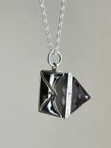 両面刻印【お好きな刻印お入れします】Original Message series - Letter Envelopes pendant top -