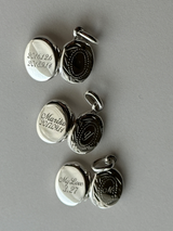 両面刻印【お好きな刻印お入れします】Original Message series - イニシャル Mini Locket pendant -