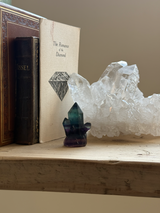 【MOMOMOON】クラスター彫刻 フローライト |fluorite|天然石・鉱石・パワーストーン【SC081-12】