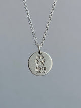 足型・手形 ・オリジナルデータ刻印専用プレート| 薄型 Round plate【軽量】