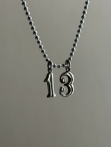 Number Pendant top