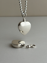 両面刻印可能【お好きな刻印お入れします】 Heart memorial bottle