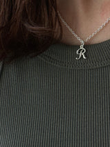 antique alphabet charm