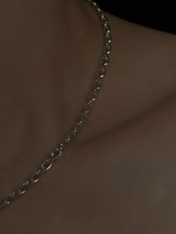 【割引対象外】3.3mm cut azuki chain necklace 42cm(B)