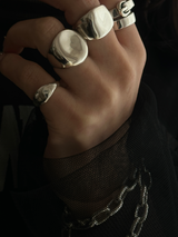 Made in Korea / hand craft Ring No.4 Pinky Ring【size:5】