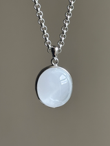 【MOMOMOON】高品質 Amphibole in Quartz pendant top【0610-8】