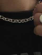 7.5mm fat oval chain necklace 45.5cm