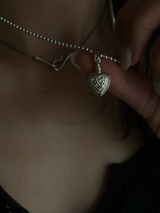 Retro design Heart perfume bottle Pendant Top