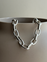 9mm fat oval chain bracelet 19cm