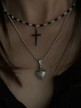 Retro design Heart perfume bottle Pendant Top