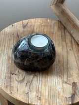 【MOMOMOON】Madagascar smoky quartz candle holder/0.91kg