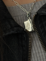 両面刻印【お好きな刻印お入れします】Original Message series - 22.5×13.5mm Letter Envelopes pendant top -