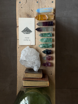 【MOMOMOON】クラスター彫刻 フローライト |fluorite|天然石・鉱石・パワーストーン【SC081-11】