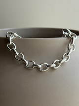 7.5mm fat oval chain bracelet 19cm