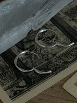 Nuance Flow Hoop | silver925 |軽量ピアス