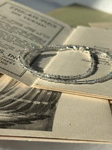 Silver925×天然石|レインボームーンストーンとポイントパールネックレス 40.5cm〜45cm(Reeplushハンドメイド)