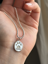 足型・手形 ・オリジナルデータ刻印専用プレート| Nuance Oval plate【厚みあり】シルバー925