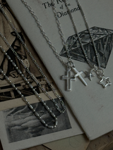 【セット割引対象外】2.1mm幅 MIXチェーンネックレス | 40cm