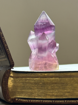 【MOMOMOON】クラスター彫刻 フローライト |fluorite|天然石・鉱石・パワーストーン【SC081-10】