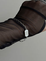 刻印 名入れ Plate Bracelet 16cm・20cm |シルバー925 |