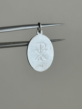 Heart on cross fire Plate