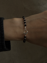 Onyx Toggle Clasp bracelet