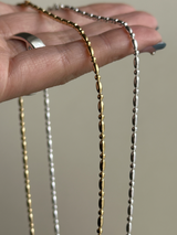 2.0mm beads necklace 41cm