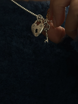 Heart shaped padlock