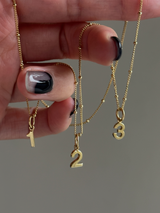 割引対象外K18GP【J】- Dot design - Pendant necklace Chain