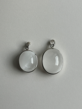 【MOMOMOON】高品質 Amphibole in Quartz pendant top【0610-9】