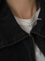 Initial necklace