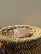 【MOMOMOON】Madagascar Rose quartz candle holder/1.05kg