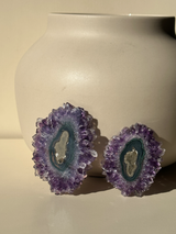 【MOMOMOON】Uruguay flour amethyst slice【MZ0511-10-A】