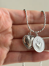 Heart on cross Oval plate top