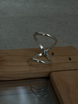 Xラインリング / size: 10-12号程度