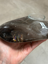 【MOMOMOON】Madagascar smoky quartz candle holder/1.20kg
