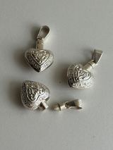 Retro design Heart perfume bottle Pendant Top