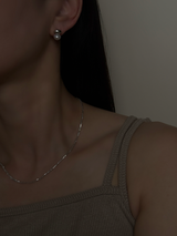 Shiny twistchain Necklace 40cm