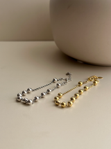 5mm Ball Bracelet/17.5cm+3.5cm